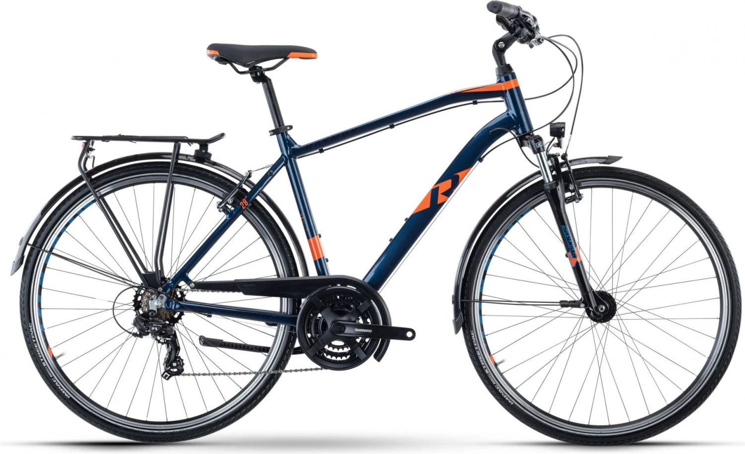R Raymon TourRay 1.0 Trekking Bike Shimano Tourney 7S 700 Mm Blue Orange 2021 2 R Raymon TourRay 1.0 Trekking Bike Shimano Tourney 7S 700 Mm Blue Orange 2021