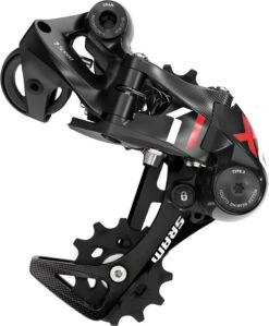 Rear Derailleur SRAM X01 DH Type 3.0 10s Black Red