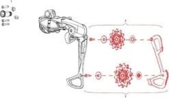 Sram Rear Derailleur Pulley And Inner Cage GX Eagle 12S